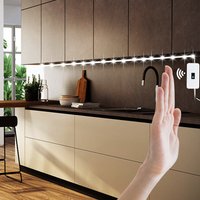 Smart hand scanning sensor 2835 low voltage fill light strip USB self adhesive atmosphere light LED light strip 5V waterproof soft light strip