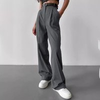 Clothing casual temperament commuting loose straight trousers suit pants