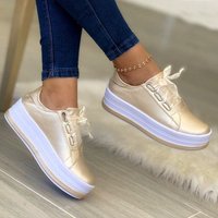 Shoes Large Casual Shoes Round Head Thick Bottom Casual Viscose Shoes