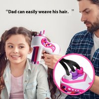 DIY children’s automatic braider, girl’s house makeup, hair braiding machine, makeup toy set
