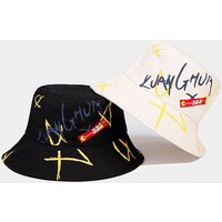 graffiti alphabet fisherman hat basin hat fashion outdoor sun protection sun visor hat