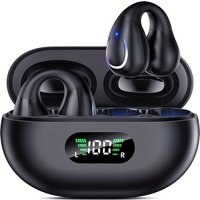Open ear clip earplugs BT 5.3 sports earphones built microphone Hook Ear Hook wireless charging box