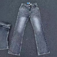 Men's Clothing New 517 Ash Grey Jeans Cleanfit Style Flared Pants Washed Marble Pattern Daily Commuting Men And Women