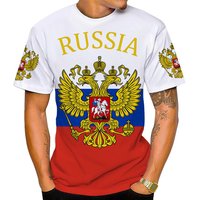 2023 Russian Flag T Shirt CCCP Emblem 3D Printed Fashion Casual T shirt Russia Bear Design Harajuku Streetwear Tops