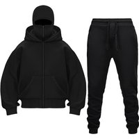 Foreign Trade Cross Border Double Hat Spring Autumn Winter Ins Hooded Sweatshirt Suit Trendy Double Hat Couple Sweatshirt