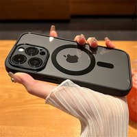 Clear Magsafe Soft Case iPhone 15 11 12 13 14 Pro Max Magnetic Wireless Charging Transparent Bumper Cover