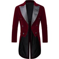 1 Cross Border Elegant Velvet Tuxedo Banquet Wedding Suit Stage Performance Formal Jacket