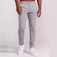 Slim Fit Casual Trousers All Season Solid Real Back Pocket 2024 European American Style Cross Border E Commerce Foreign Trade