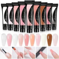 Arte Clavo 15ml Jelly Nail Extension Gel Pink White Clear Quick Building Soak Off UV LED Gel Nails Finger Extensions Nail Art