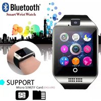 Reloj inteligente Q18 con tarjeta SIM, Bluetooth, llamadas, reloj de pulsera para mujer y hombre, podómetro deportivo, reloj inteligente con WhatsApp