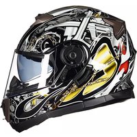 Motorcycle Helmet Exposing Helmet Winter Electric Car Helmet Riding Full Face Personality Warm Anti-fog Full Helmet