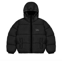 Men’s Clothing trendy brand autumn plus velvet warm cotton jacket winter cold resistant casual all match hooded men and women