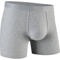 cross border sports underwear pure cotton large plus length anti wear leg side opening comfortable breathable boxer pants