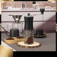 Simple machine portable grinder household hand cranked coffee bean grinder