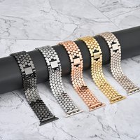 Suitable for Watch strap Applewatch/7/8 metal fish ling Bracelet Men's Watch strap