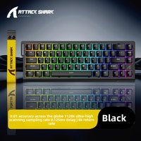 Attack Shark X68HE Magnetic Axis Mechanical Keyboard Contour Line Side Engraving Wired RGB Esports RT Adjustable Keystroke Low Delay