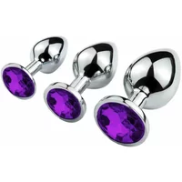 Jewelry Design Fetish Stainless Steel Anal Butt Plug Fantasy Sex Restraints SM Stimulation Toys
