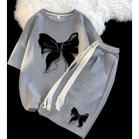 Clothing Casual Suits Fashion Sports Short Sleeved Shorts Two Piece Suit