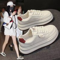 Thick Soled Sneakers Spring Student Breathable Casual Sports Ins Sneakers Feeling Stepping On