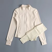 Clothing Yoga Suits Autumn Winter Quick Drying Professional Gym Morning Jogging Sports Jacket High End Fitness Clothes