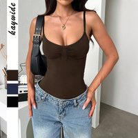 KaiKuo Cross-Border European And American Sexy Hot Girl Slim-Fit Camisole Bodysuit Women's Clothing 2025 Spring/Summer