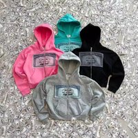 Trendy Zip Up Hoodie Sweatshirt & Loose Fit Casual Pullover Long Sleeves & Stylish Prints