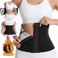 Belly Belt Beauty Body sweat lift hip belt Polyester three-row buckle belly belt