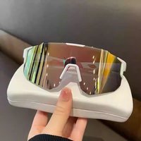 European American Colorful Cycling Goggles Outdoor Night Riding Running Photochromic Sports Glasses Windproof