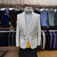 CT Fashion Casual Banquet Dress Suit 3 Piece Set