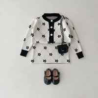 Autumn Clothing Set Knitted Sweater Sports Cardigan Coat Skirt Trendy Outfit