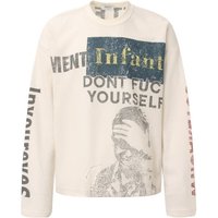 JW325 American Retro Street Trendy Men's And Women's High-end Character Pattern Design Men's Waffle Long-sleeved T-shirt