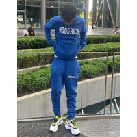 Clothing 2024 Hooded Sweatshirt Suit Hoodrich Letter Print Suit Casual Sports Suit Wholesale