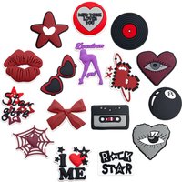 Cartoon Y2k Style Shoes Flower Shoe Buckle Personality Soft Rubber Sandals Accessories Accessories DIY Decorative Buckle