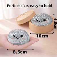 Steamed Buns Toys Steem Buns Squishy Toys Cute Emojis Stress Relief Venting Devices Slow Rebound Novelty Items