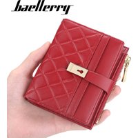 Baellerry Women’s Wallet New Arrival Zipper Vertical Fashion Short Card Holder Fashion Coin Purse