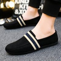 Menโs Shoes New Autumn Style Tods Shoes Men's Breathable Casual Old Beijing Cloth Shoes Korean Style Trend Lazy One Step Canvas Shoes Men