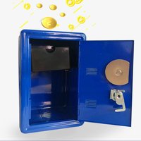 Youshi Piggy Bank Multifunctional Wear resistant Metal Mini Safe Piggy Bank Household