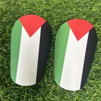Palestine Flag Mini Shin Guards Small Football Protective Gear Training & Matches 