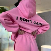 Clothing spring autumn fashion hooded printed sweatshirt sports leisure suit