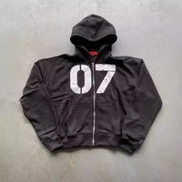 Men's Clothing Trendy Street Loose Sweater Suit For Men And Women Hip Hop Sports Zipper Hooded Sweater Pants Suit