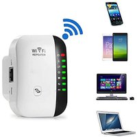 Xinweiqing WiFi Repeater Universal Long Range High Speed Stable Network Extender 300Mbps Wireless WiFi Router Signal Booster For Home