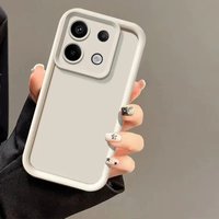 Soft Bumper Liquid Silicone Case Xiaomi Note 13 Plus 12S Turbo 10 Pro 9S Shockproof Cover Redmi 12C 12