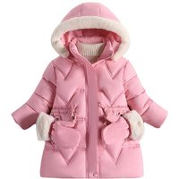 kid's clothing Children's cotton-padded girls' medium thick winter coat small and medium-sized virgin treasure fashion cotton-padded coat