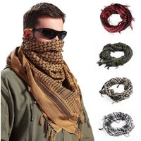 Arabian Headscarf Camouflage Special Forces Jacquard Muslim Cotton Scarf Disguise Magic Outdoor Shawl