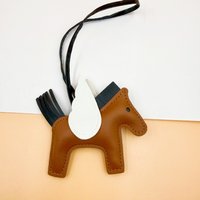 Factory Direct Cross-Border Hot Selling Pony PU Leather Bag Angel Pegasus Keychain Pendant