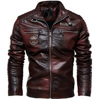 Men's Clothing leather jackets handsome biker suits youth jackets
