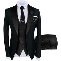 Men's Clothing Men Suits Elephant Lapel Slim Fit Men's Wedding Suit Three Piece Set