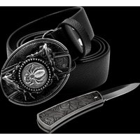 Hot Selling Belts Genuine Leather Personalized Self Defense Belts Non Mainstream People Versatile Fashion Trend Belt Knives