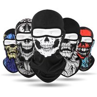 Skull Balaclava Ski Mask Cycling Caps Snowboard Face Cover Motorcycle Bicycle Helmet Hood Bandana Scarf Breathable