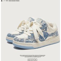 Men's fashion shoes destroy canvas board shoes men's and women's couple shoes bread shoes